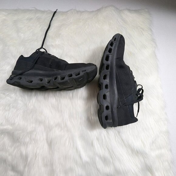 On Cloud monster men’s running shoes size 12 Black Color 61.99025 main image 11
